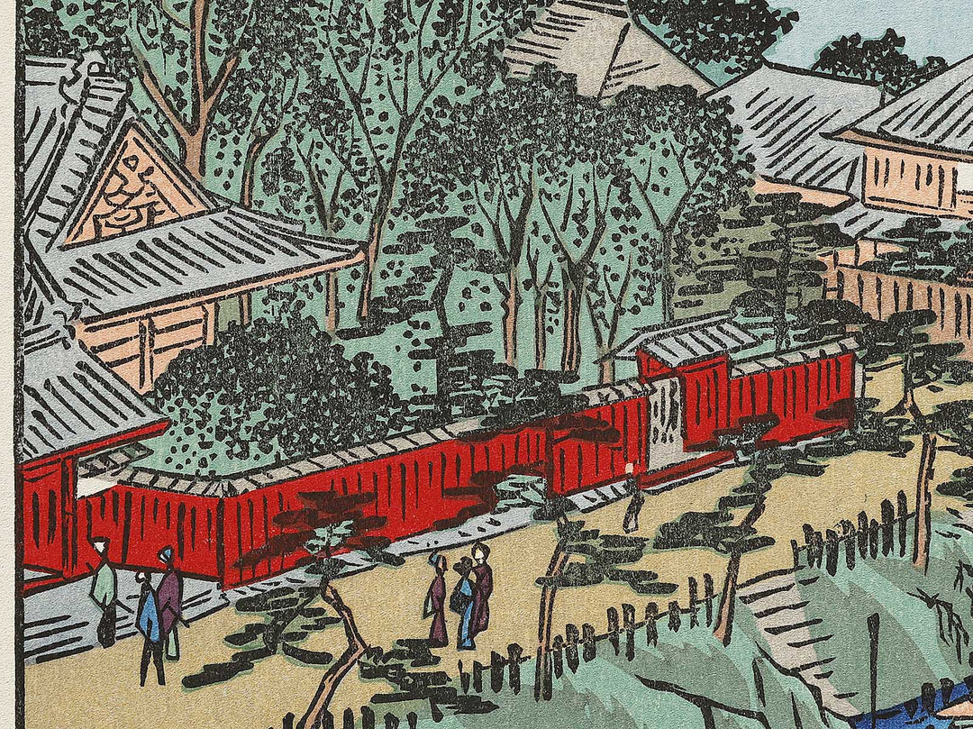 Yanagishima from the series One Hundred Famous Views of Edo by Utagawa Hiroshige, (Large print size) / BJ336-938