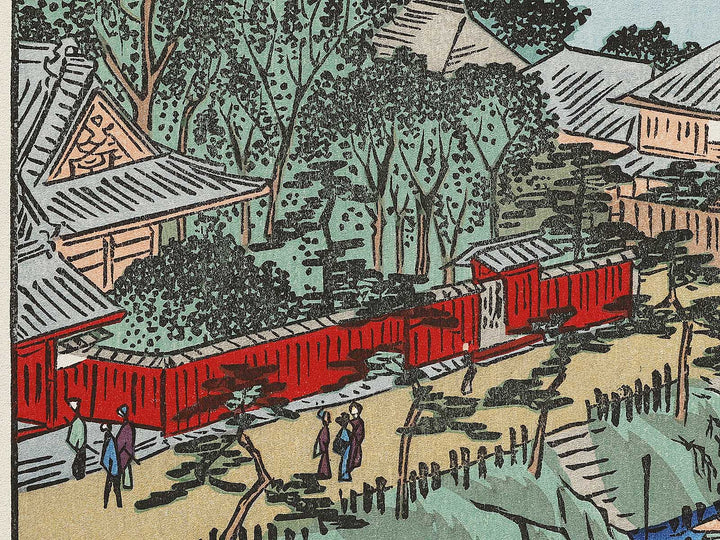 Yanagishima from the series One Hundred Famous Views of Edo by Utagawa Hiroshige, (Large print size) / BJ336-938