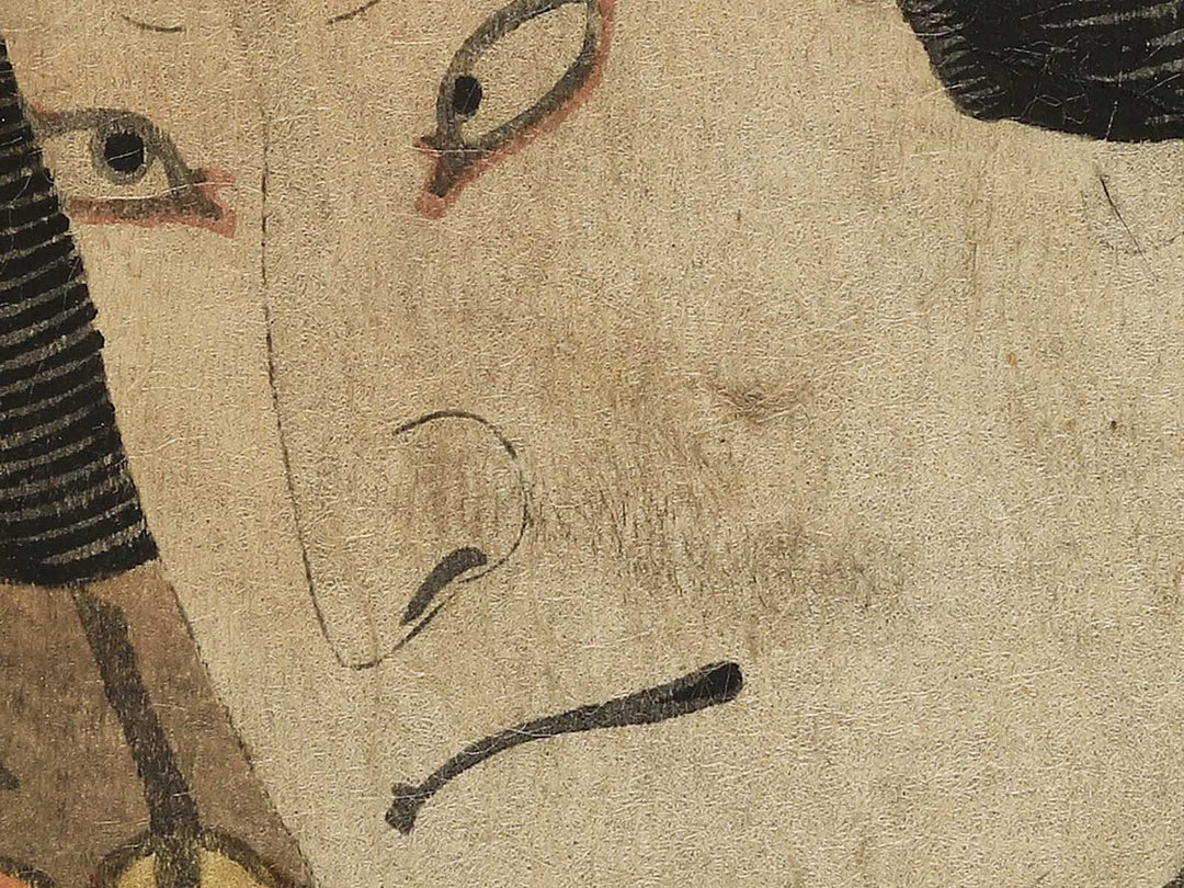 Shimizu no kaja Yoshitaka from the series Seisho nanairoha by Utagawa Kunisada(Toyokuni III) / BJ349-076