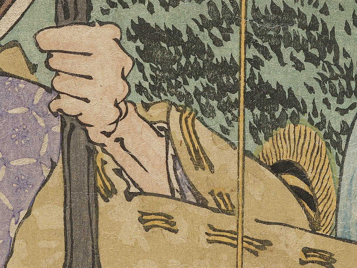 Minamoto no Yorimitsu Sakata no Kintoki from the series Yoshitoshi musya burui by Tsukioka Yoshitoshi / BJ337-771