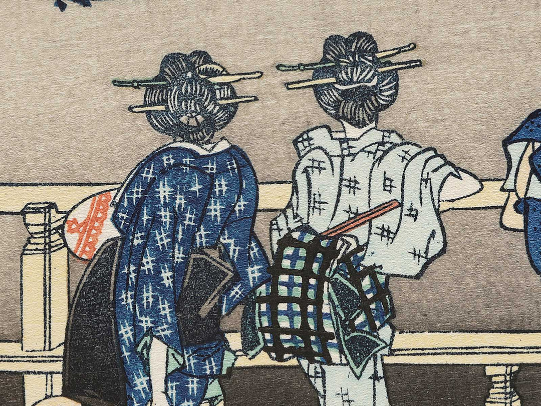 The Sazaido Hall of the Gohyaku Rakanji Temple from the series Thirty-six Views of Mount Fuji by Katsushika Hokusai, (Medium print size) / BJ291-844