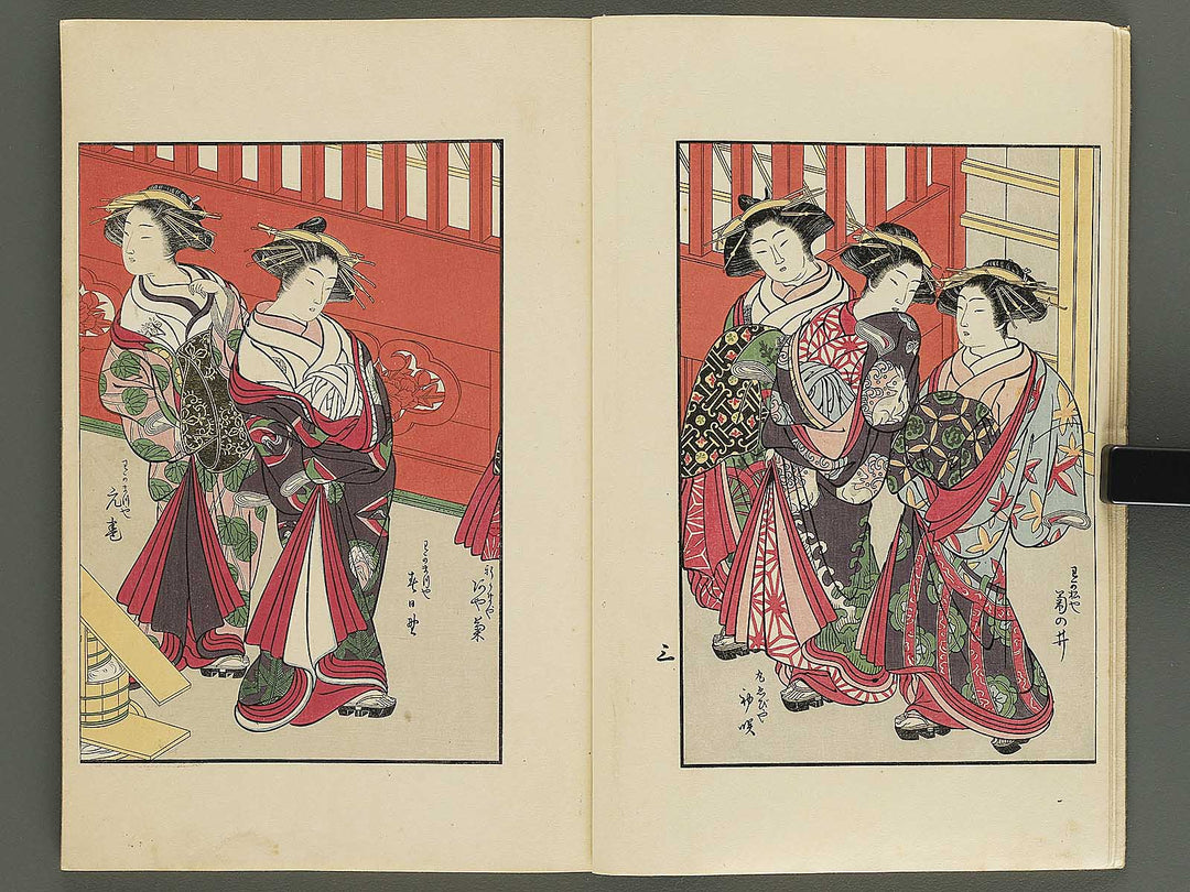 Seiro bijin awase sugata kagami (Ingai) by Kitao Shigemasa / BJ344-694