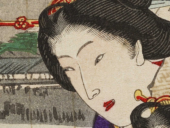 Onakatomi no Yorimoto from the series Jyunshoku sanjurokka sen by Toyohara Kunichika / BJ335-202