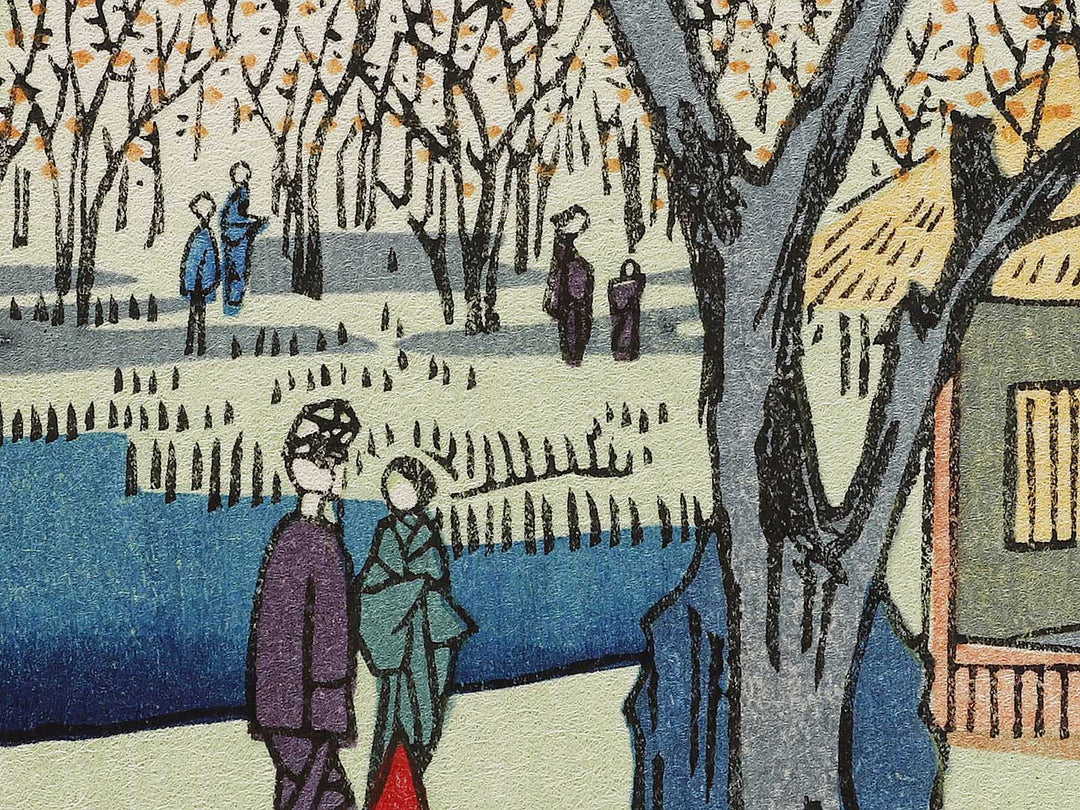 Plum Garden, Kamata from the series One Hundred Famous Views of Edo by Utagawa Hiroshige, (Large print size) / BJ337-190