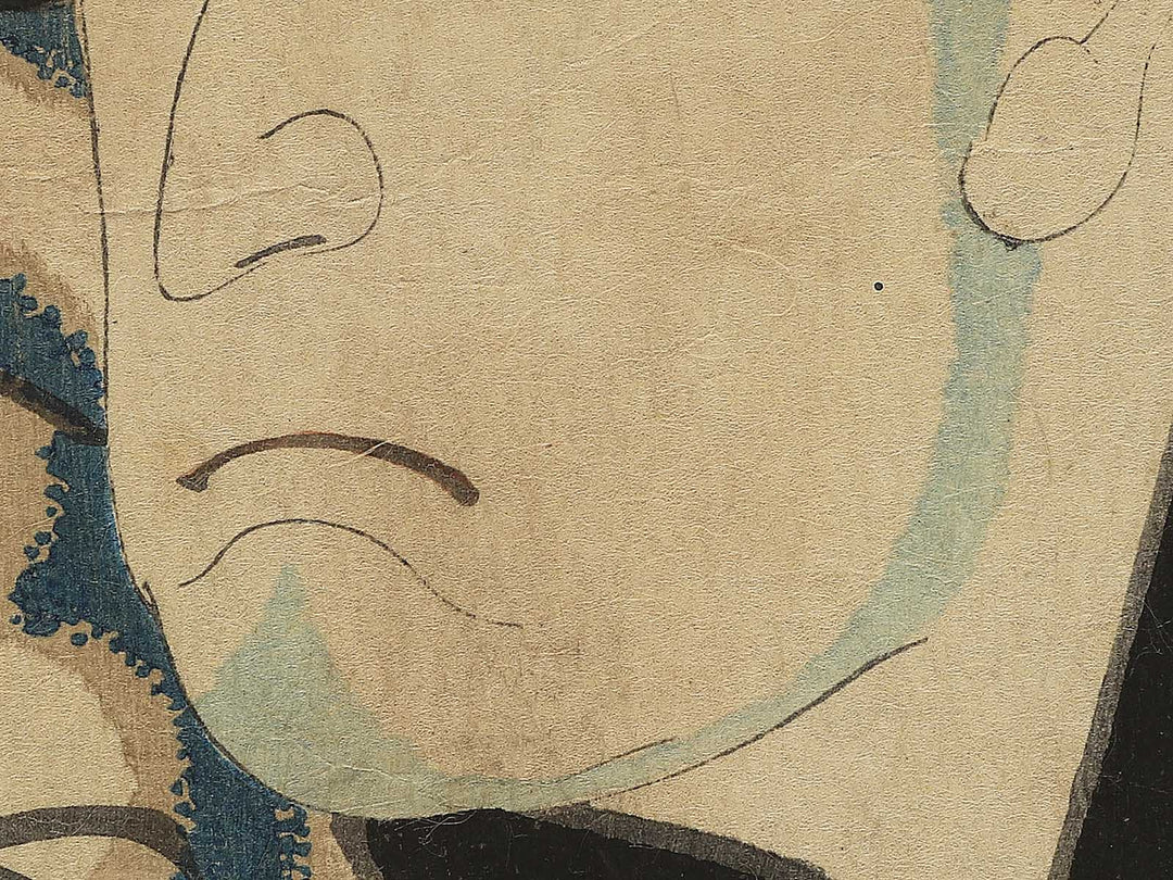 Choshi no Gorozo Kataoka Nizaemon from the series Kinsei suikoden by Utagawa Kunisada(Toyokuni III) / BJ349-055