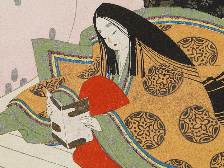 weeds from the series The Tale of Genji by Ebina Masao, (Medium print size) / BJ329-084