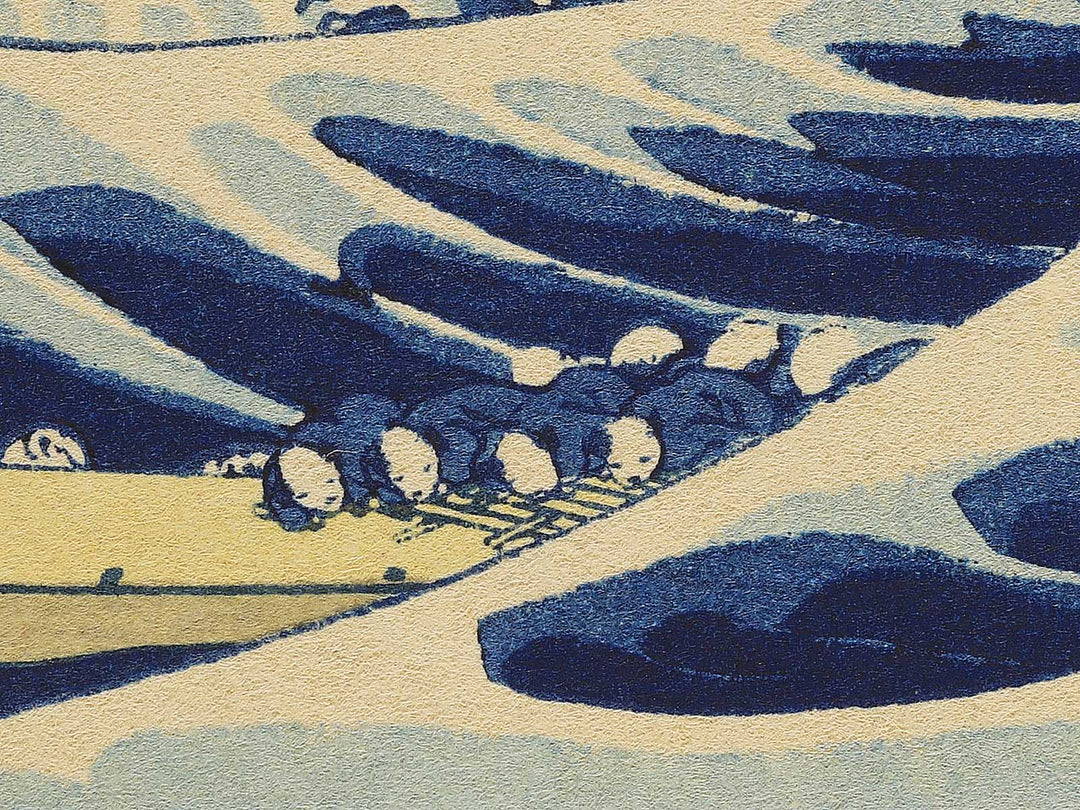 Under the Wave off Kanagawa , also known as The Great Wave off Kanagawa from the series Thirty-six Views of Mount Fuji by Katsushika Hokusai, (Medium print size) / BJ348-950
