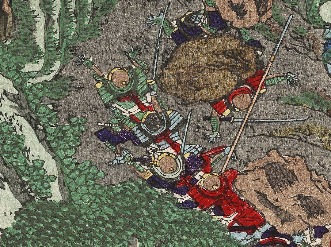 Gojuichi shikirinsen nansyo nite Ikita wo uchikorosu from the series Hyogundan gojuyo ba by Utagawa Yoshitsuya / BJ339-801