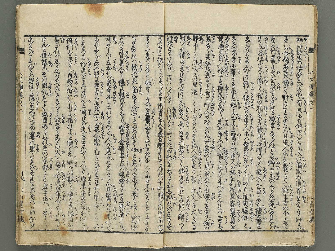 Nanso satomi hakkenden Volume 2 by Yanagawa Shigenobu / BJ347-158