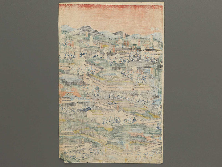 Edo machinami hikeshi no zu by Utagawa Yoshitsuna / BJ349-090