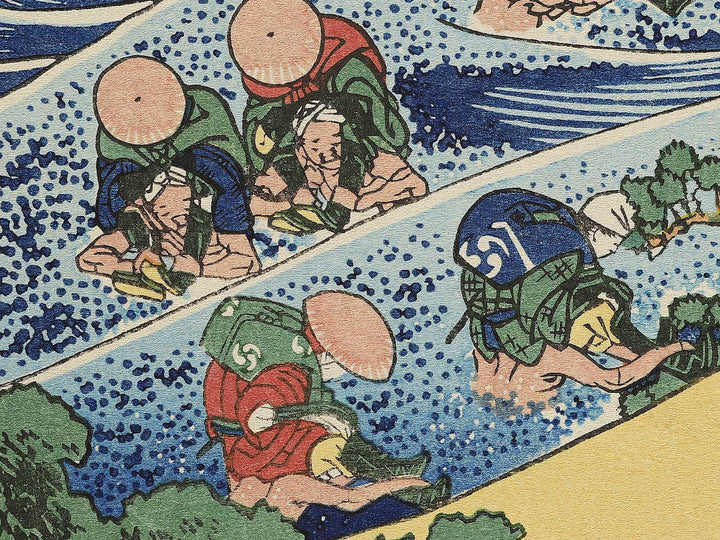 Mount Fuji from Kanaya on the Tokaido Road from the series Thirty-six Views of Mount Fuji by Katsushika Hokusai, (Large print size) / BJ352-121