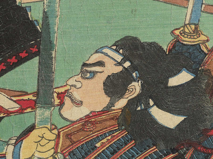 Sato Masakiyo komyo no zi by Toyohara Kunichika / BJ347-025