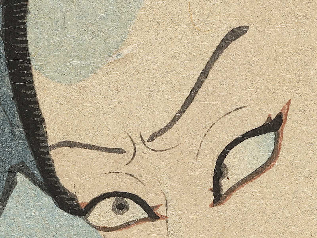 Kabuki Actors Nakamura Kakuzo as Yucho Kajiro and Ichimura Kakitachi as Tsumagasa Sayojiro / BJ352-233
