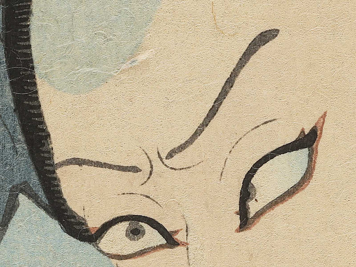 Kabuki Actors Nakamura Kakuzo as Yucho Kajiro and Ichimura Kakitachi as Tsumagasa Sayojiro / BJ352-233