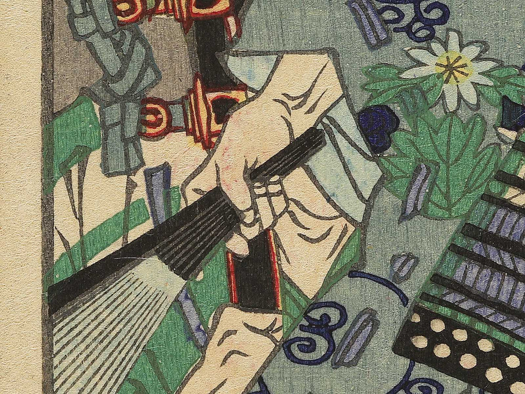 Koto no naishi from the series Azumanishiki chuya kurabe by Yoshu Chikanobu / BJ343-574