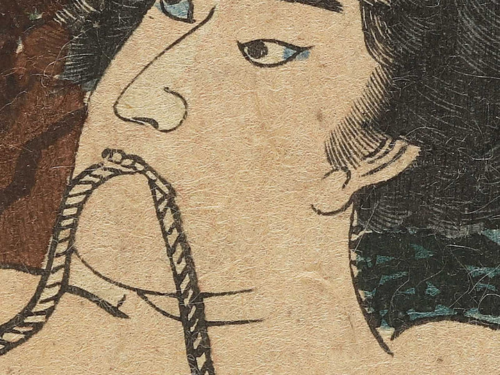 Sanryakuden from the series Hodo Yoshitsune koi no minamoto ichidai kagami by Utagawa Kuniyoshi / BJ349-363