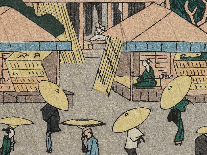 Asakusa kinryusan from the series Edo meisho by Utagawa Hiroshige, (Large print size) / BJ342-587