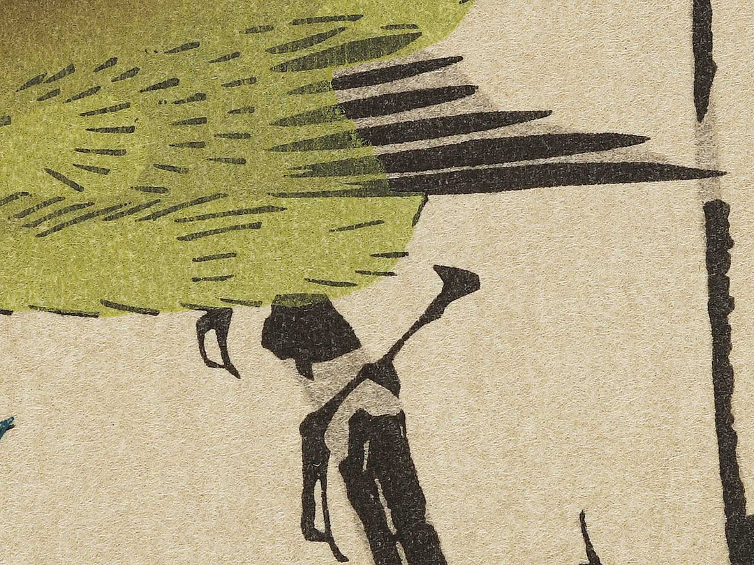 Tsubaki ni uguisu by Utagawa Hiroshige, (Large print size) / BJ324-730