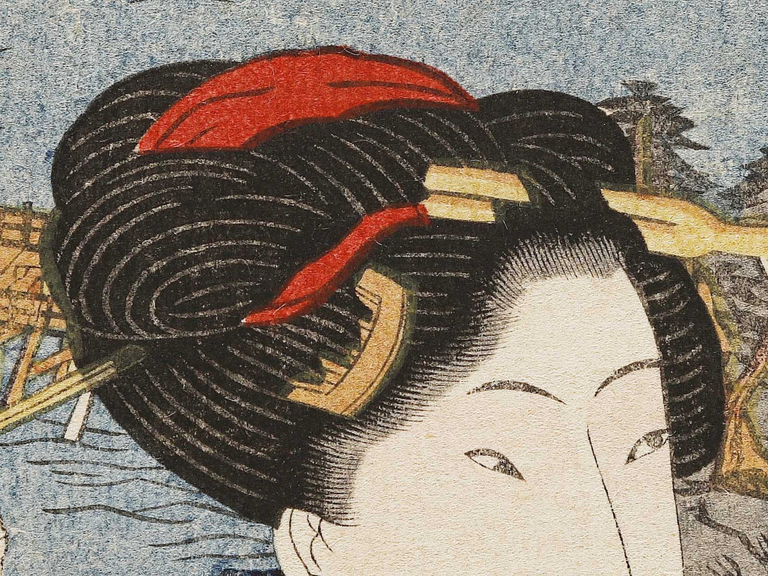 Seita no sekisho from the series Omi hakkei no uchi by Utagawa Sadatora, (Large print size) / BJ323-988