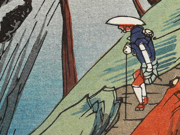 Sesshu nunobiki no taki from the series Honcho meisho by Utagawa Hiroshige, (Large print size) / BJ322-826