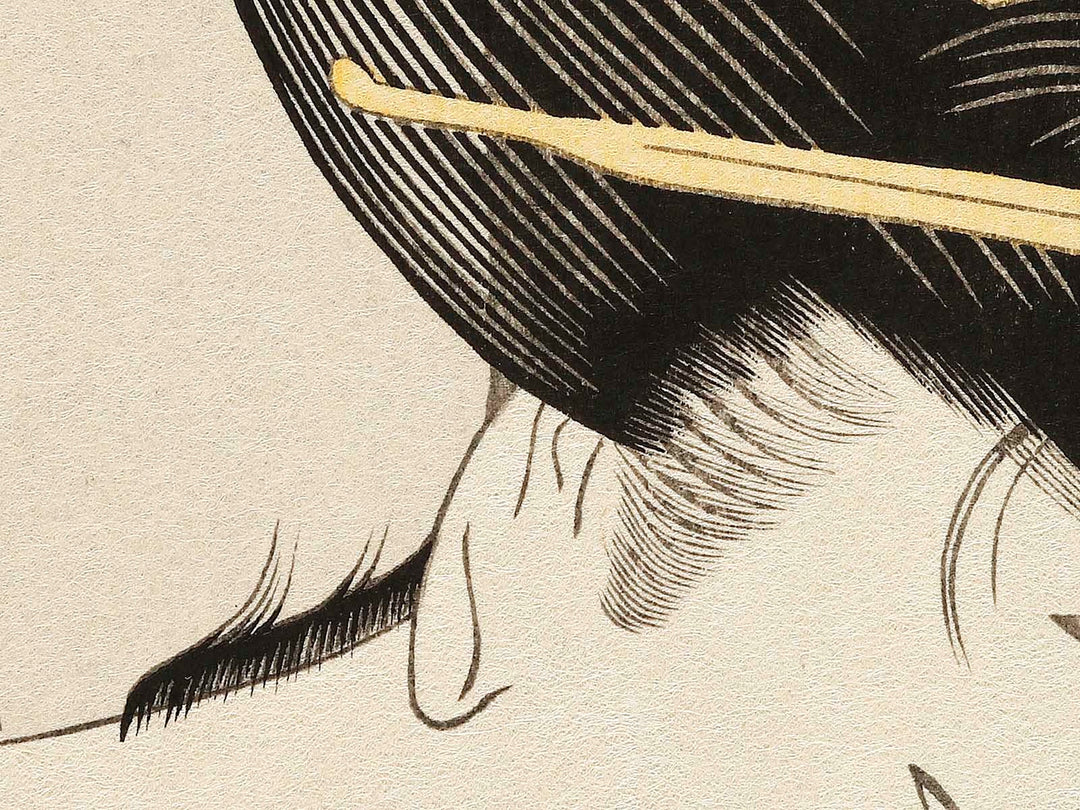 Matsubaya yosooi from the series Seiro rokka sen by Kitagawa Utamaro, (Large print size) / BJ327-103