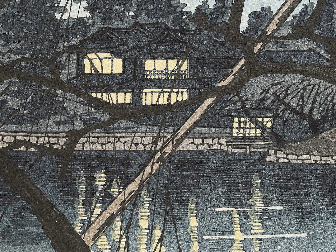 Nara kohukuji to soshun yugure by Tokuriki Tomikichiro, (Large print size) / BJ354-025