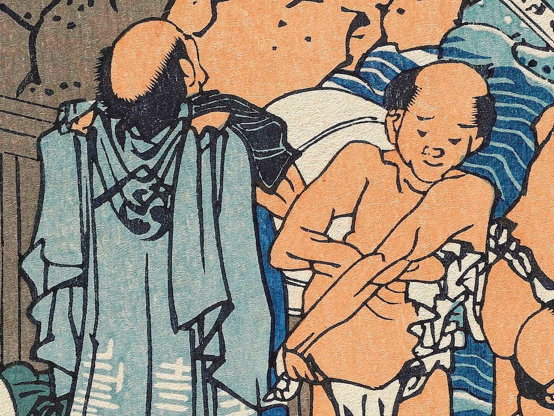 Soshu oyama roben no taki from the series Shokoku taki meguri by Katsushika Hokusai, (Large print size) / BJ336-609