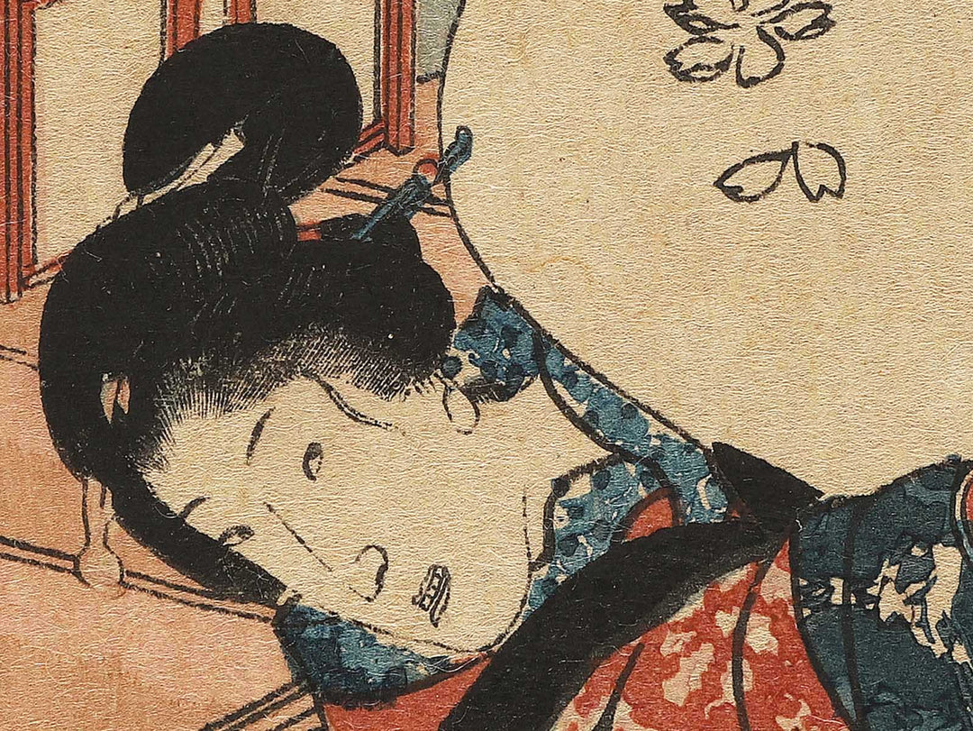 Hahakigi from the series Imagenji nishikie awase by Utagawa Kunisada(Toyokuni III) / BJ301-441