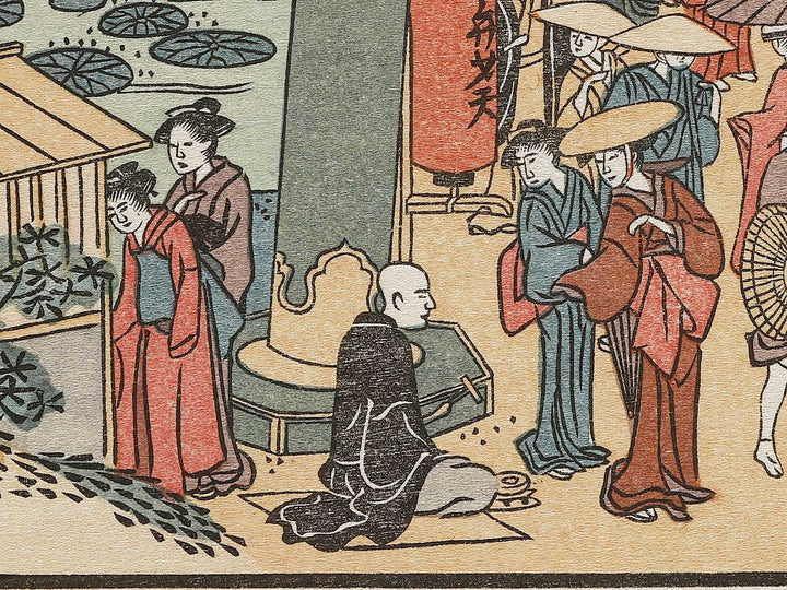 Toto Shinobazu Benzaiten imachi no zu by Kitagawa Utamaro, (Large print size) / BJ327-124