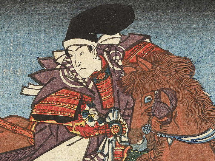 Kazama Hachiro and Oguri Kaneuji from the series Oguri Gaiden, No. 4 by Utagawa Kunisada(Toyokuni III) / BJ351-827