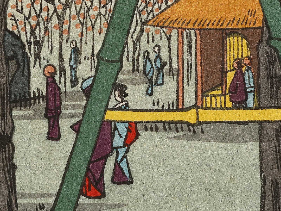 Plum Garden, Kamata from the series One Hundred Famous Views of Edo by Utagawa Hiroshige, (Large print size) / BJ328-356