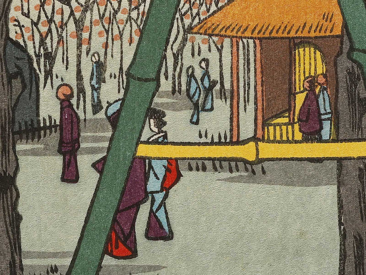 Plum Garden, Kamata from the series One Hundred Famous Views of Edo by Utagawa Hiroshige, (Large print size) / BJ328-356