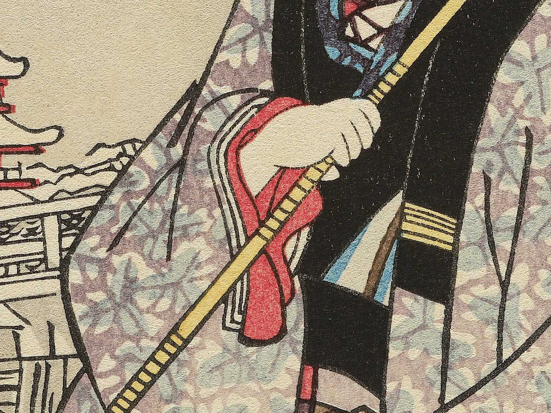 Asakusa no bosetsu from the series Meisho Edo hakkei by Utagawa Hiroshige, (Medium print size) / BJ330-596