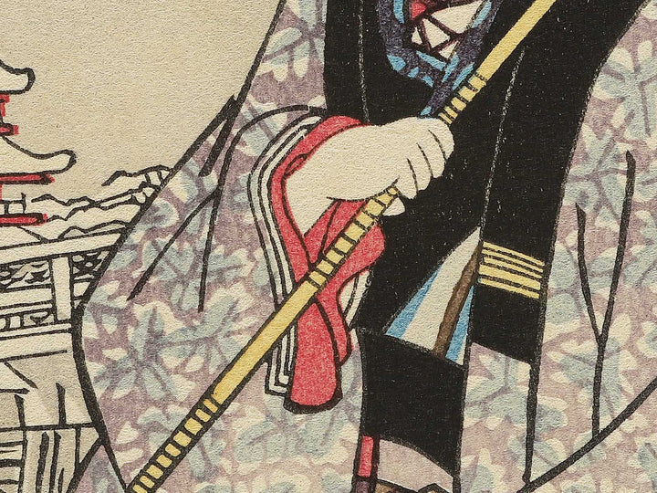 Asakusa no bosetsu from the series Meisho Edo hakkei by Utagawa Hiroshige, (Medium print size) / BJ330-596