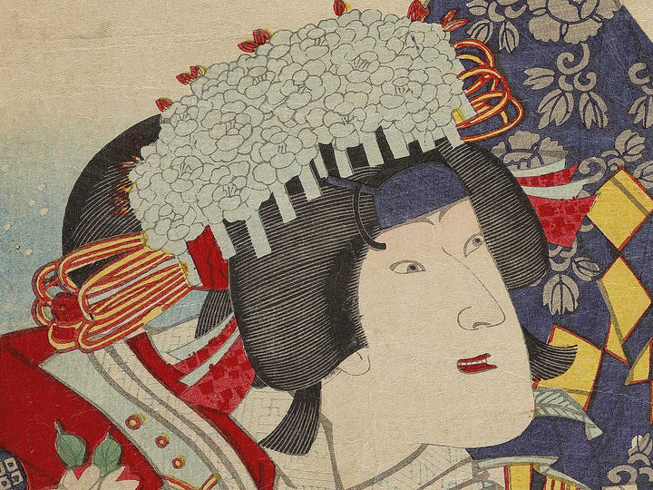 Kabuki actor by Toyohara Kunichika / BJ330-498