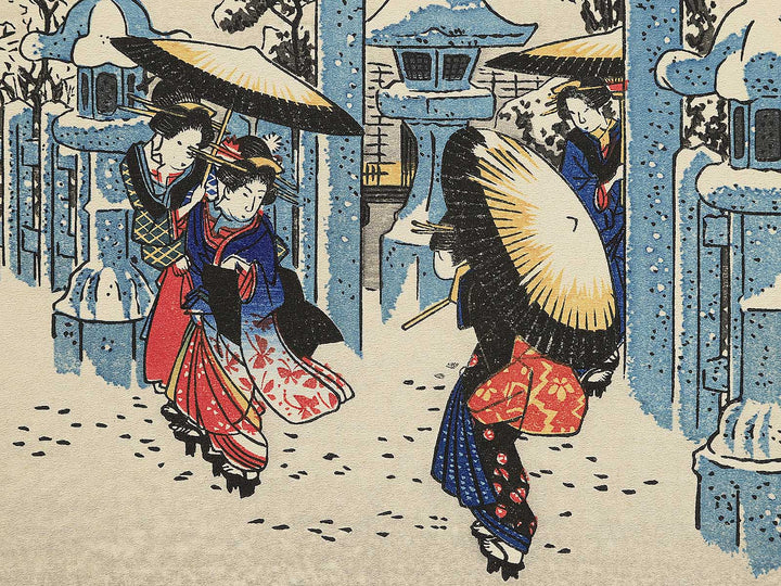 Gionsha secchu from the series Kyoto meisho no uchi by Utagawa Hiroshige, (Medium print size) / BJ352-422