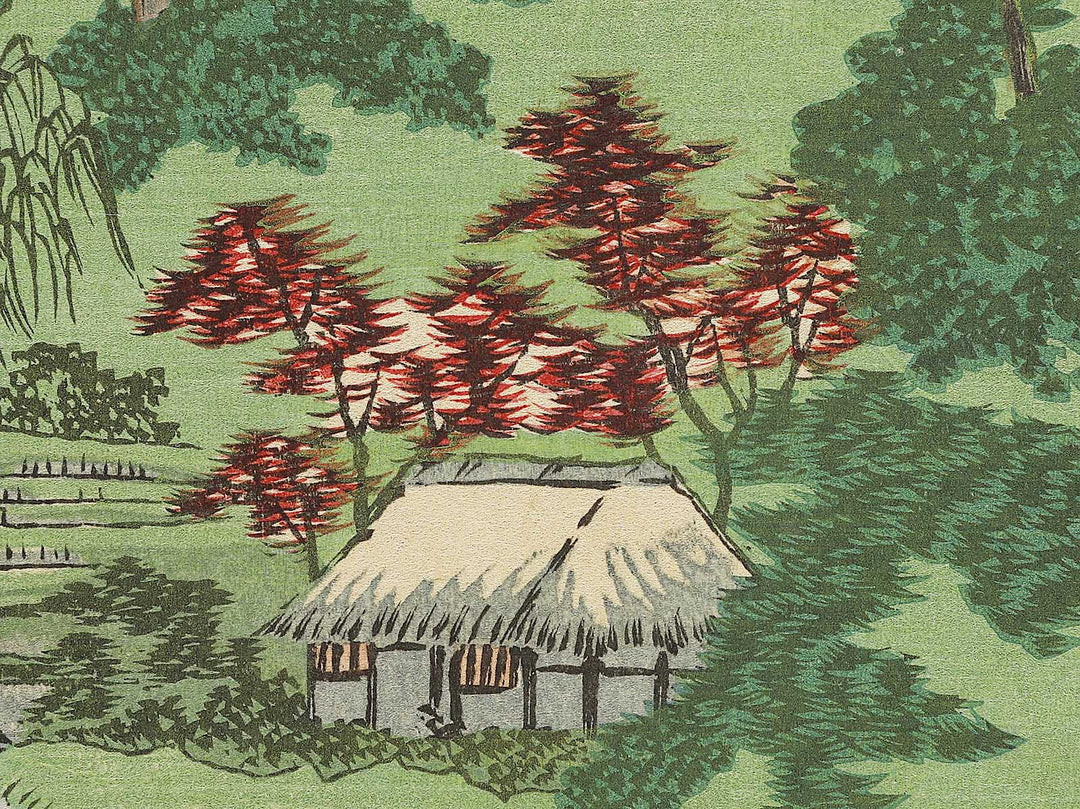 Sekiguchi mejiro fudo from the series Tokyo 48 famous places by Shosai Ikkei / BJ325-304