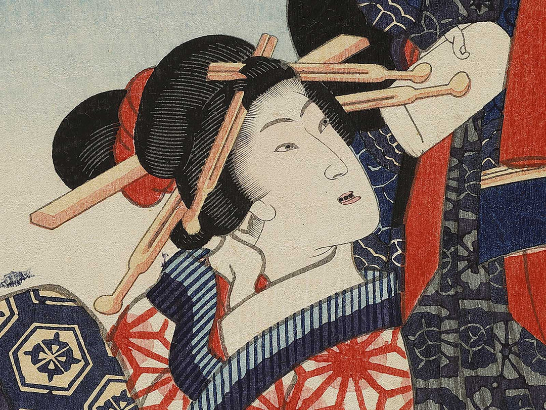 U no koku from the series Tosei juniji no uchi by Utagawa Yoshitora / BJ326-627