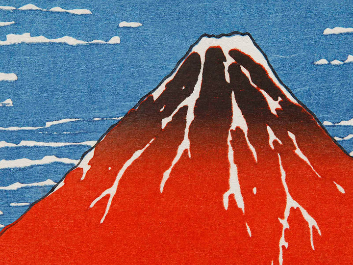 South Wind, Clear Sky from the series Thirty-six Views of Mount Fuji by Katsushika Hokusai, (Medium print size) / BJ288-470