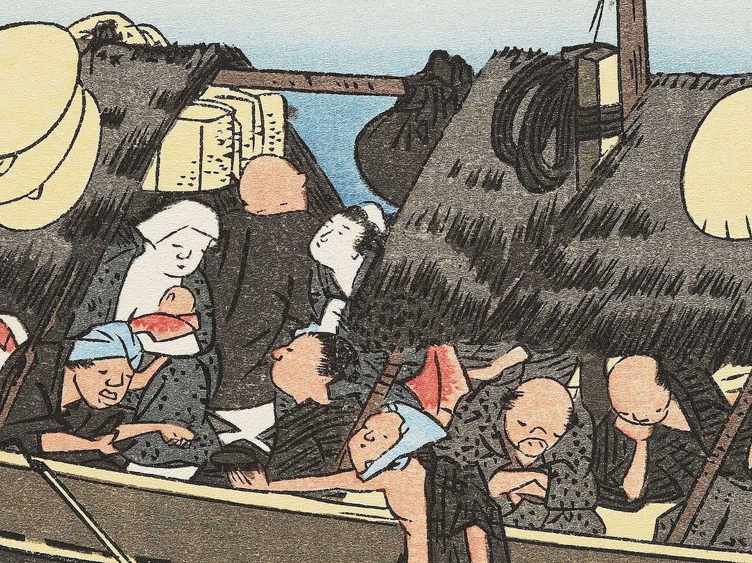 Yodogawa from the series Kyoto meisho no uchi by Utagawa Hiroshige, (Medium print size) / BJ341-782