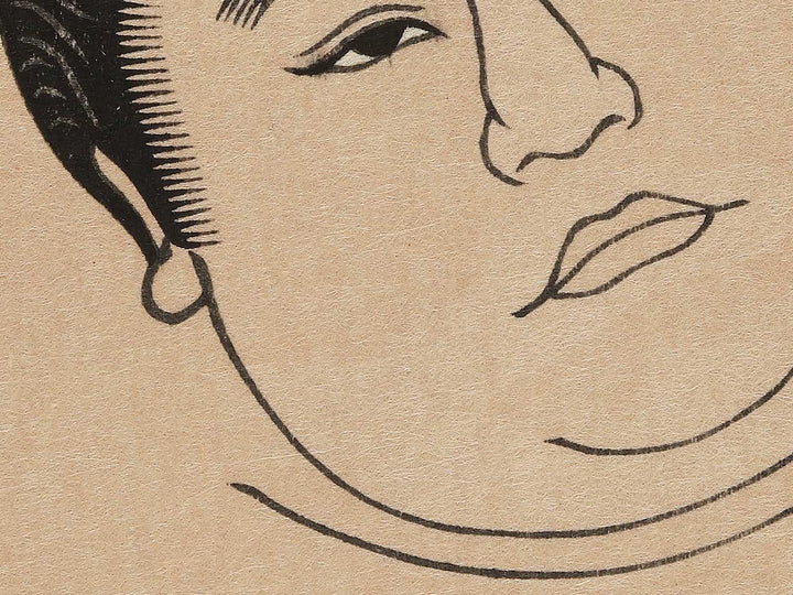 Terukuni Manzo from the series Nishiki-e of the Grand Sumo Tournament in Modern Times by Kinoshita Daimon, (Large print size) / BJ355-852