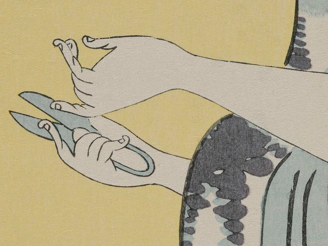 Yuagari bijin by Chokosai Eisho, (Large print size) / BJ253-155