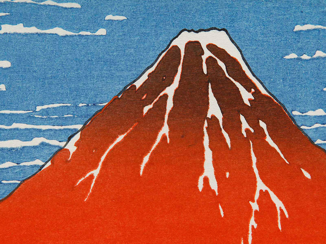 South Wind, Clear Sky from the series Thirty-six Views of Mount Fuji by Katsushika Hokusai, (Medium print size) / BJ288-477
