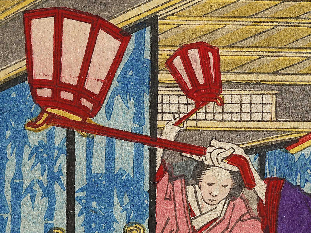 Date goten from the series Azumanishiki chuya kurabe by Yoshu Chikanobu / BJ318-045