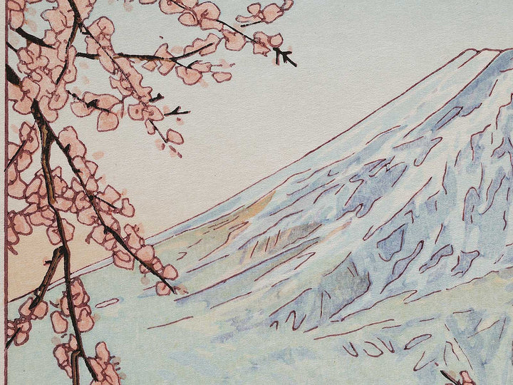 Kawaguchiko no fuji by Okada Koichi, (Large print size) / BJ318-920