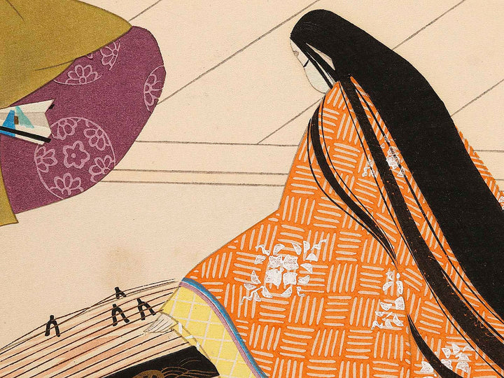 KOBAI(The Red plums) from the series The Tale of Genji by Ebina Masao, (Medium print size) / BJ329-294