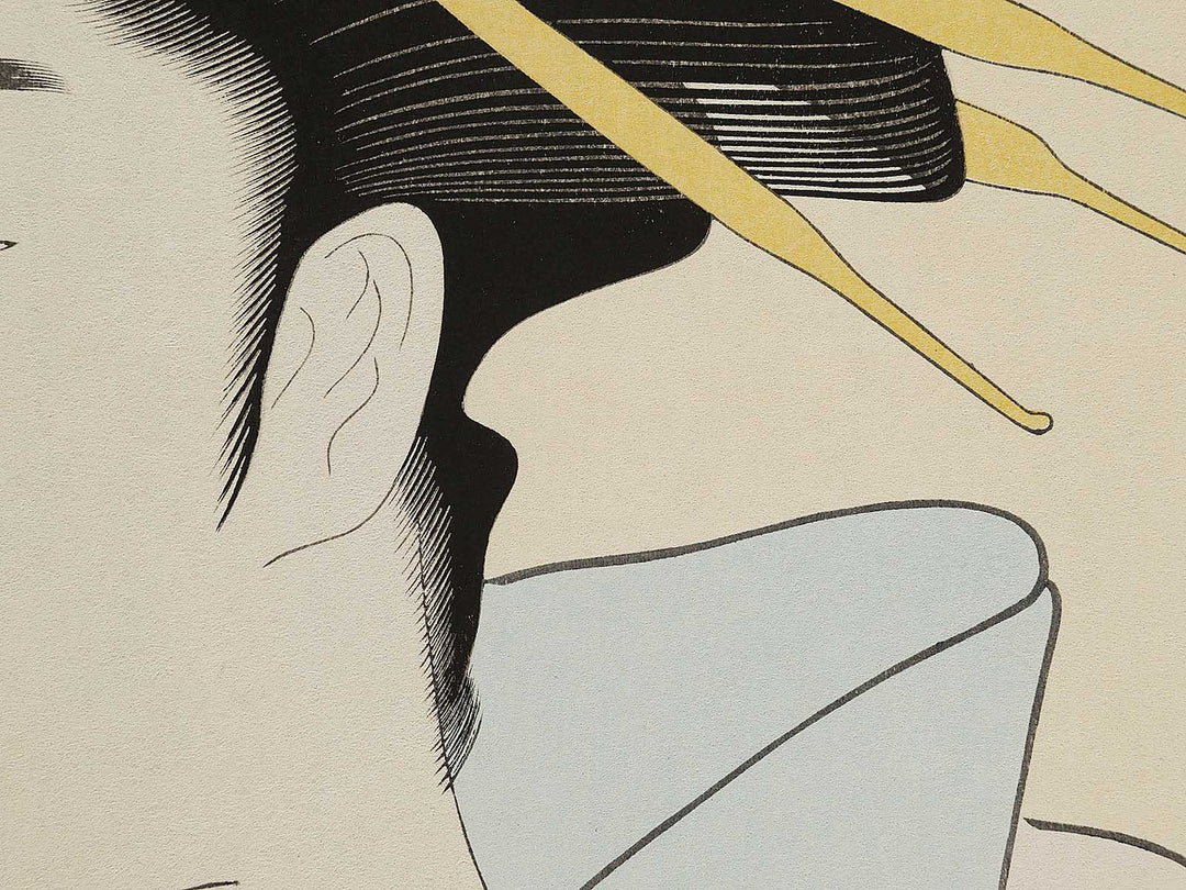 Ogiya nai Takigawa by Chobunsai Eishi, (Large print size) / BJ318-969