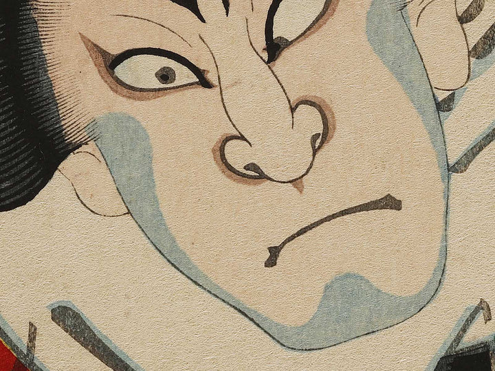 Nio Nidayu from the series Haiyu rakugo atari kurabe by Toyohara Kunichika / BJ339-871