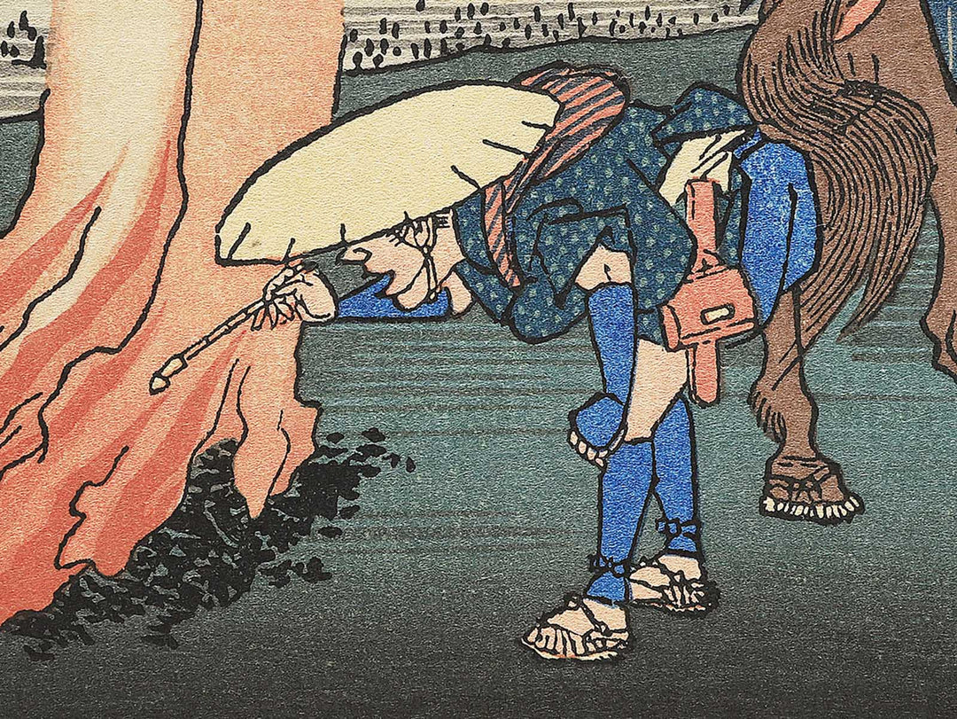 Karuizawa from the series The Sixty-nine Stations of the Kiso Kaido by Utagawa Hiroshige, (Medium print size) / BJ330-568