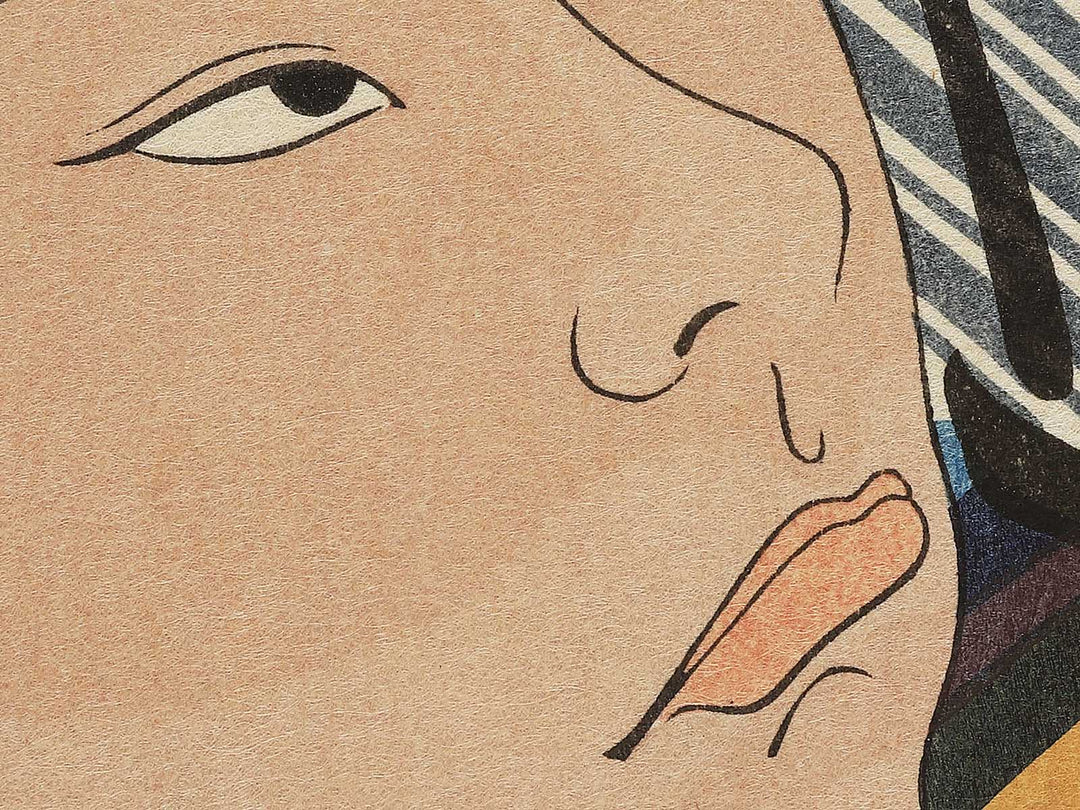 Kitanoumi Chiyonofuji from the series Nishiki-e of the Grand Sumo Tournament in Modern Times by Kinoshita Daimon, (Large print size) / BJ355-845